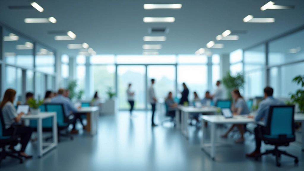 Modernes Forschungszentrum mit innovativen Technologien und Zusammenarbeit